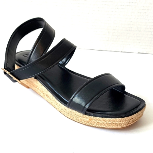 I.N.C. International Concepts Women's Black Espadrille Wedge Sandals Size 10 - Picture 4 of 8